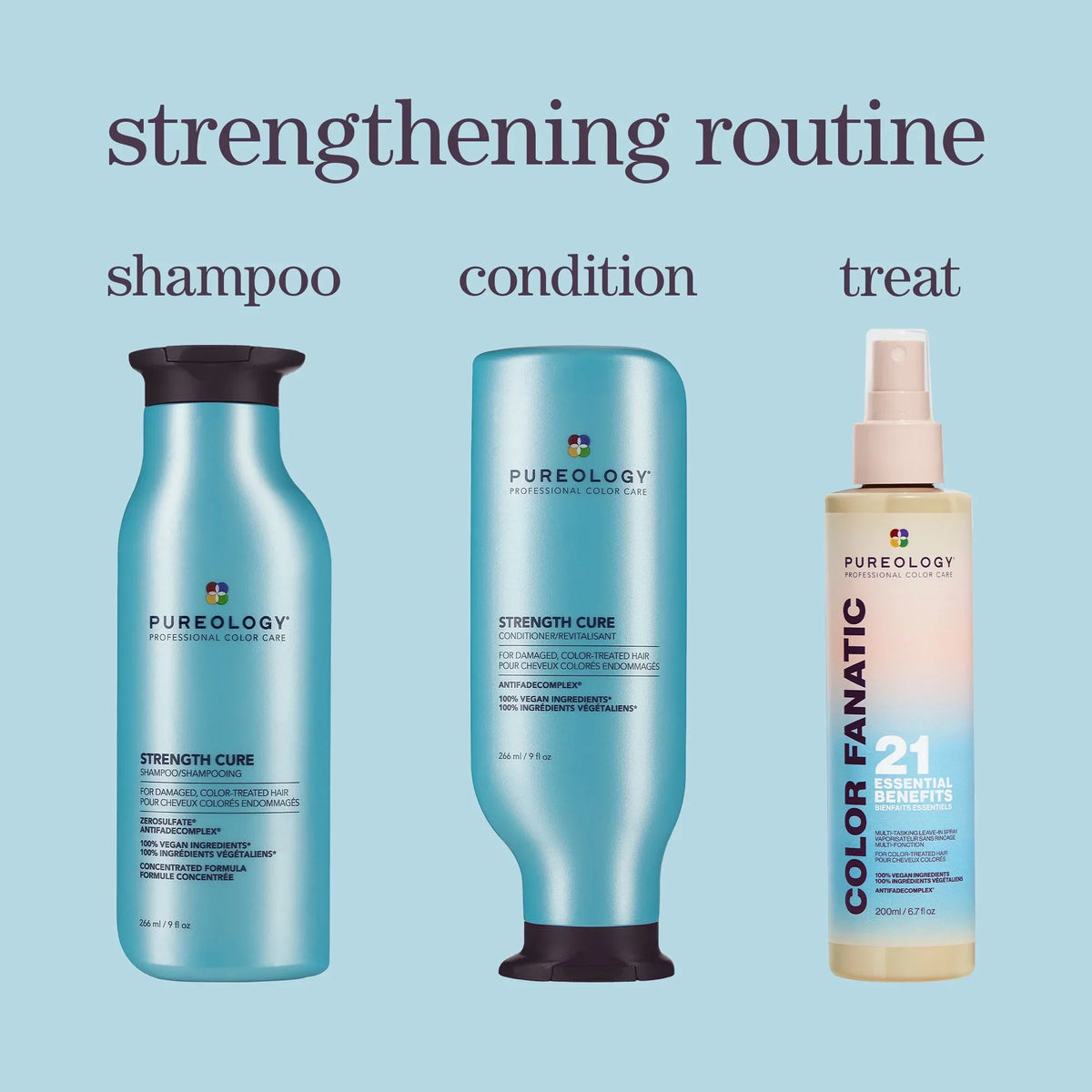 Strength Cure Daily Damage Protection Hair Care Set